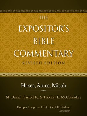 cover image of Hosea, Amos, Micah